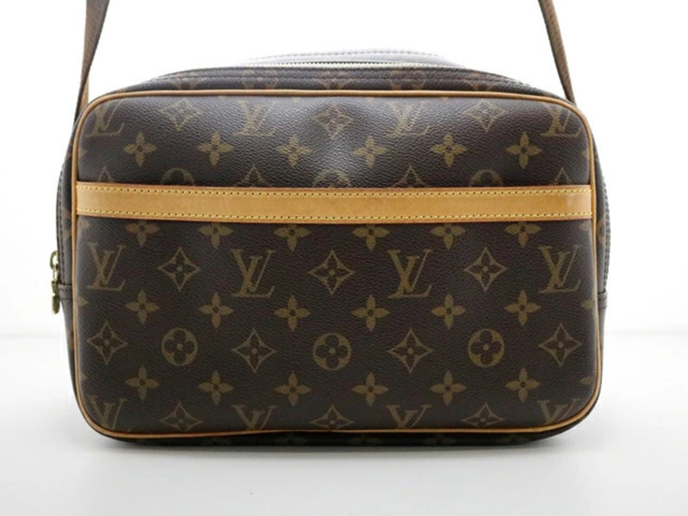 LOUIS VUITTON Monogram Reporter Crossbody Bag around